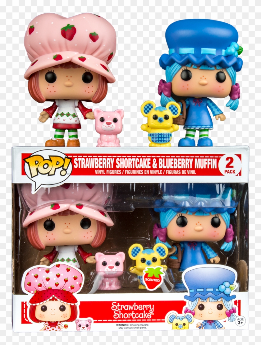 Strawberry Shortcake & Blueberry Muffin Pop Vinyl Figure - Pop Vinyl Clipart #2017256