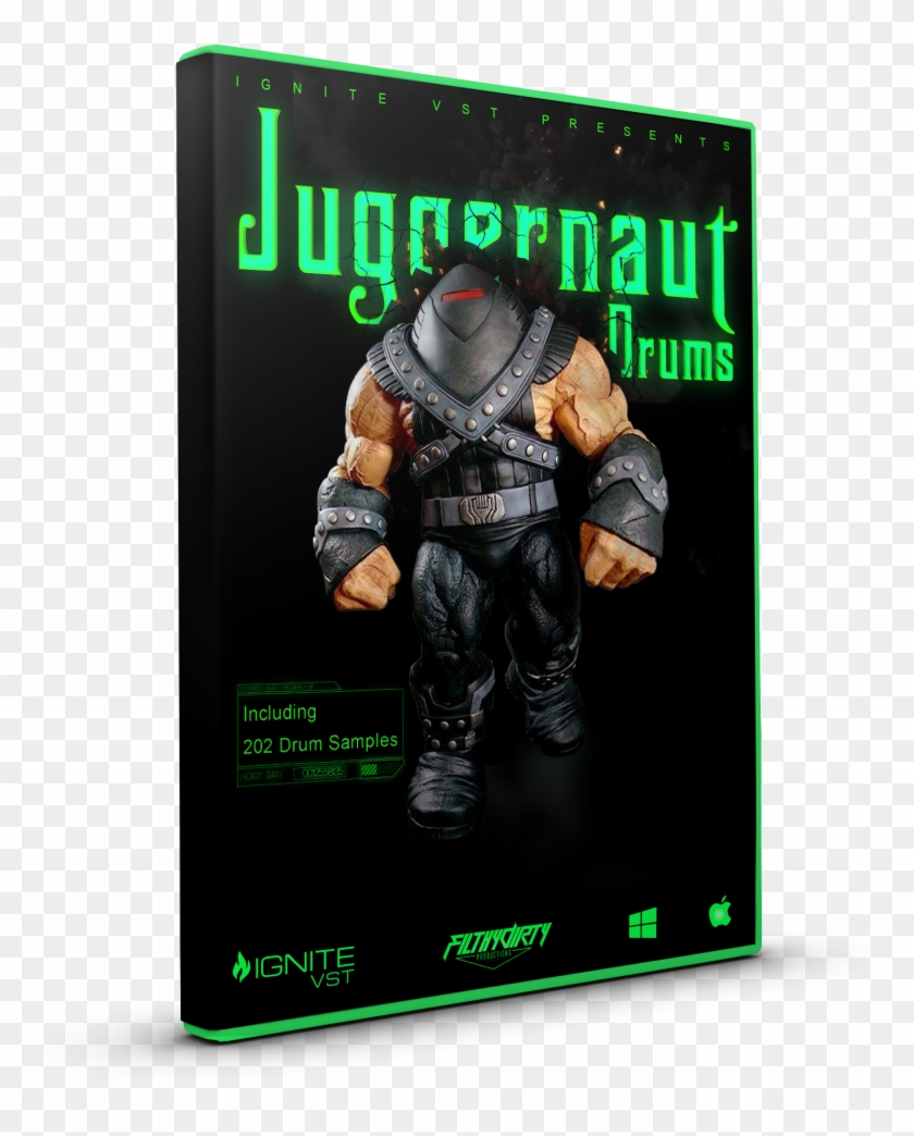 Juggernaut Drumkit - Poster Clipart #2017259