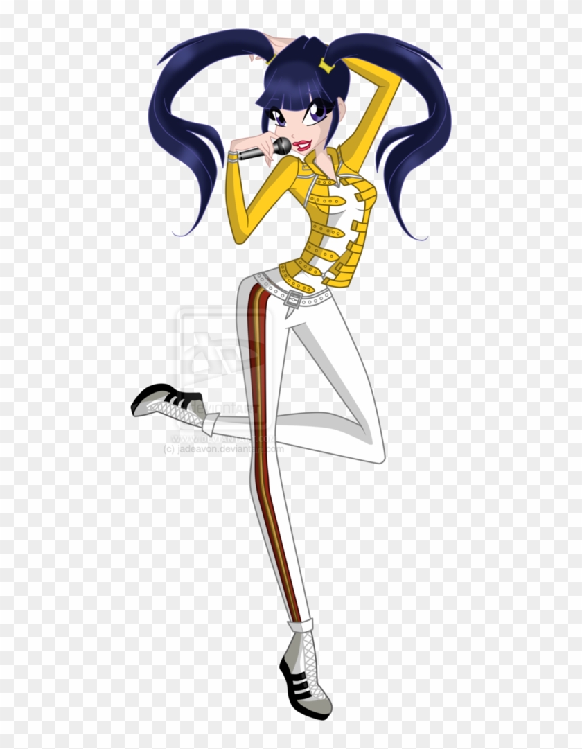 Winx Club Hintergrund Titled Musa As Freddie Mercury Clipart