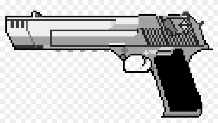 Desert Eagle - Desert Eagle Pixel Art Clipart #2017456