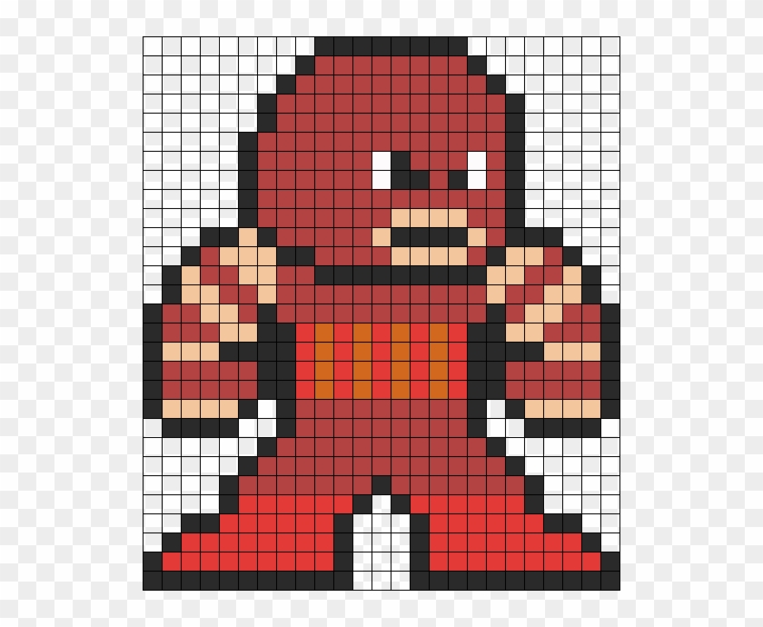 Juggernaut Perler Bead Pattern Perler Bead Pattern - Spider Man Ps4 Pixel Art Clipart #2018180