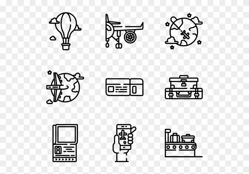 Aviation - Landscape Icon Clipart