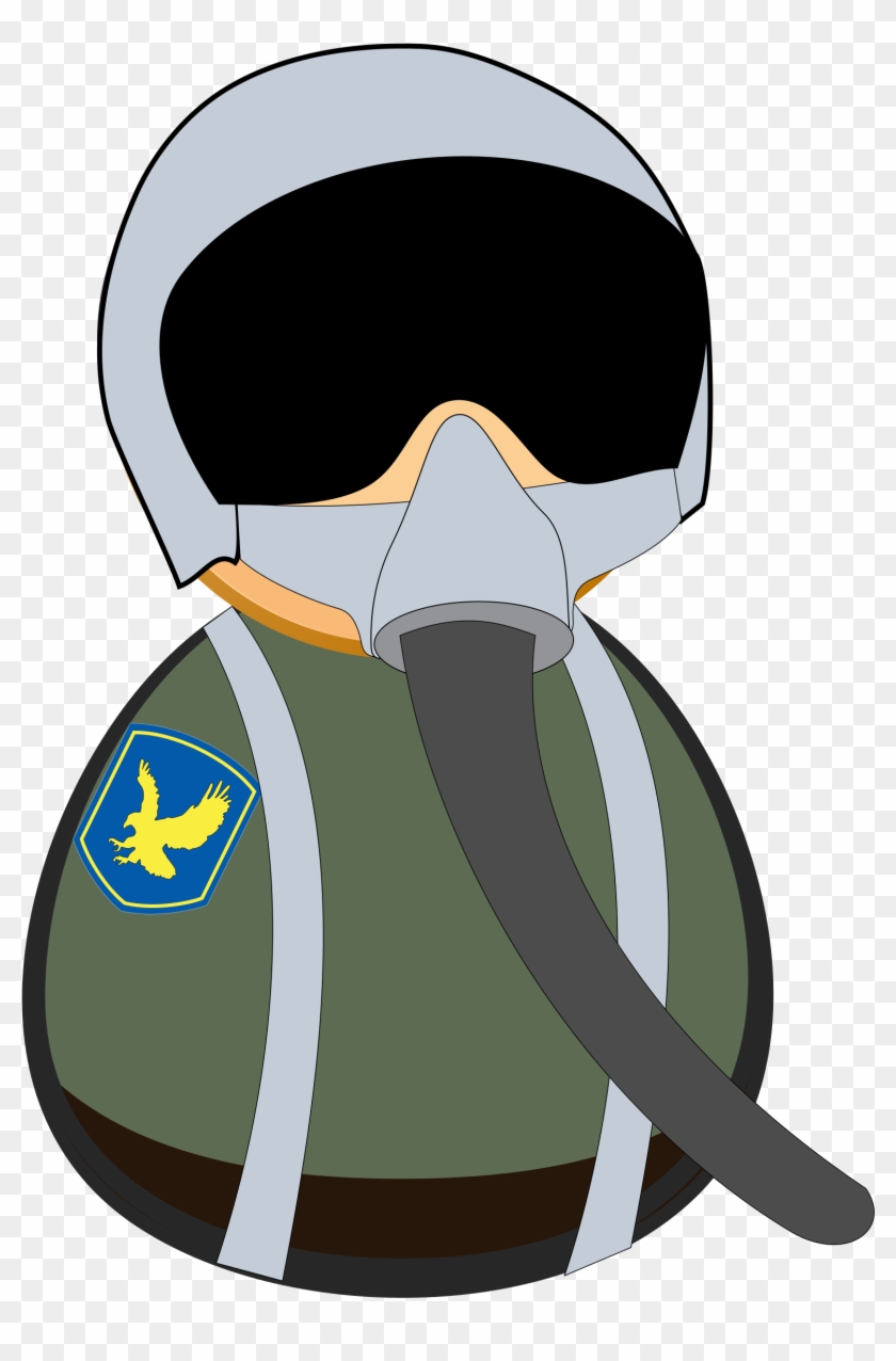 Fighter Icon Big Image Png - Air Force Pilot Clipart Transparent Png #2018801