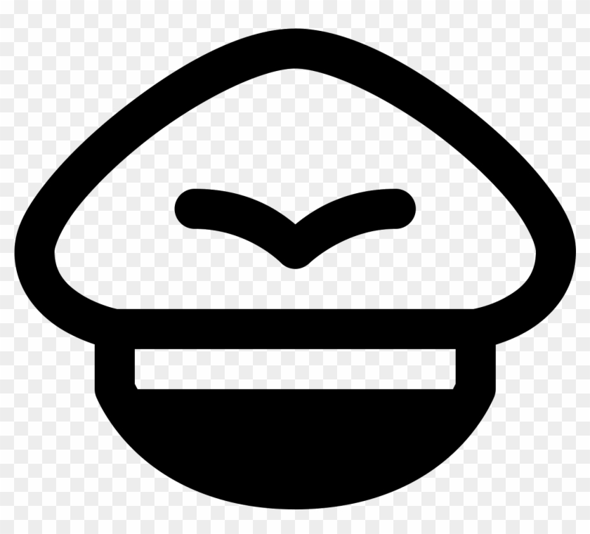 This Icon Shows An Air Pilots Hat - Pilots Icon Png Clipart #2018855