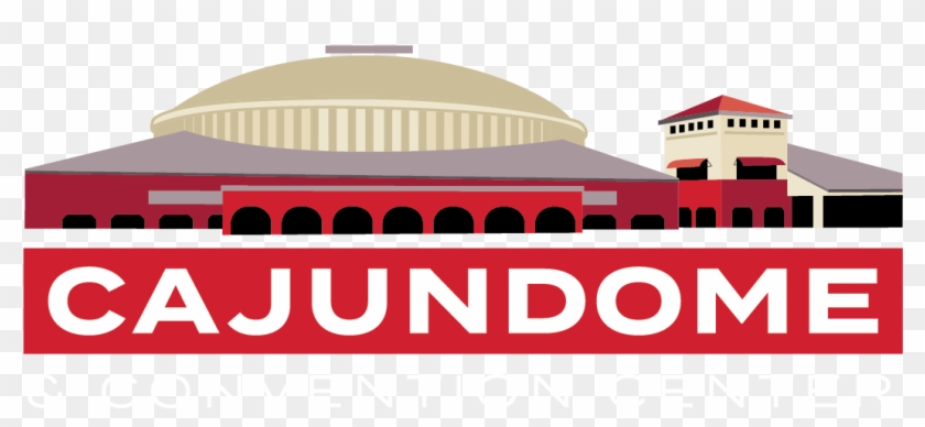 Cajundome Darkbackground Redbar Nooutline Rgb - Dome Clipart