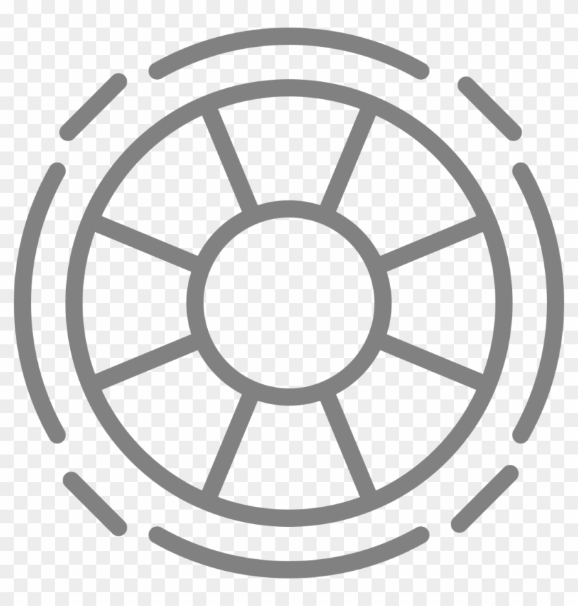 Line Style Icons Lifesaver - Rock Band Drum Icon Clipart #2019599