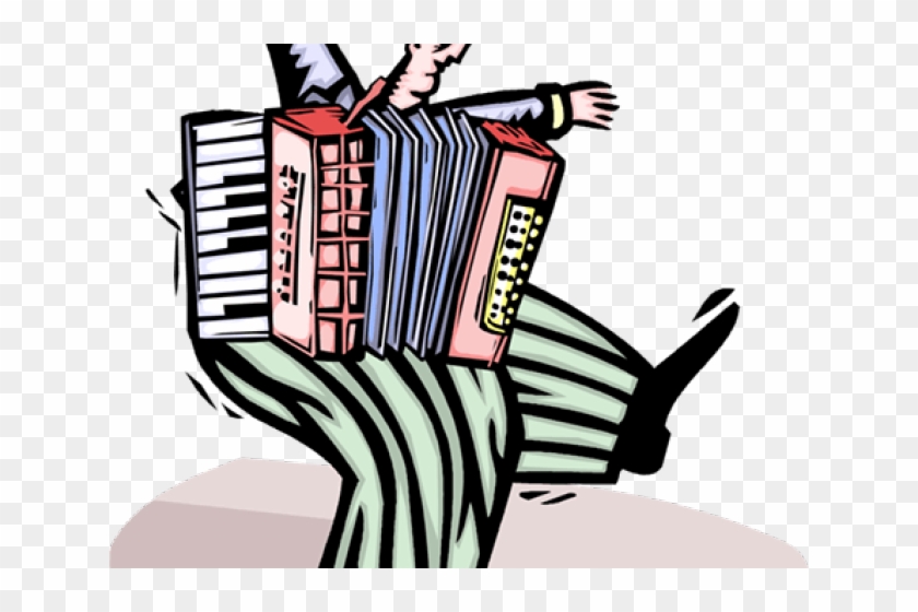 Cartoon Accordion Clipart