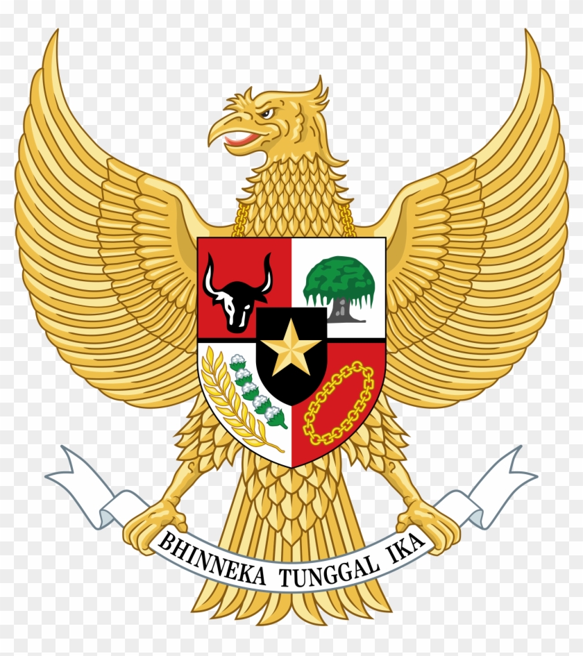 National Emblem Of Indonesia Garuda Pancasila - Lambang Garuda Pancasila Clipart