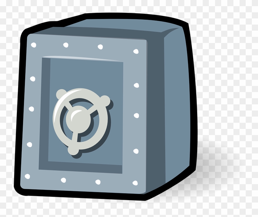 Safe Vault Lockbox Safekeeping Bank Vault - Safe Clipart - Png Download