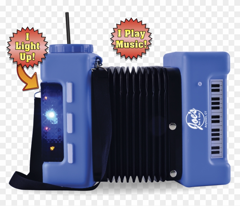 100oz Plastic Light-up & Sound Accordion - Garmon Clipart #2020272
