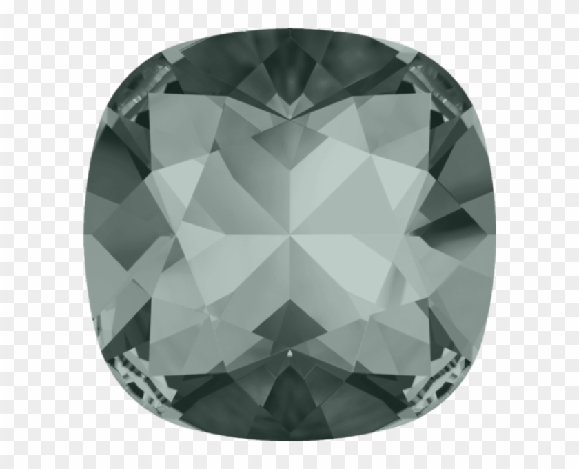 Swarovski 4470 Cushion Cut Square Fancy Stone Black - Swarovski Fancy Stone Png Clipart
