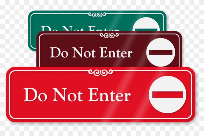 Do Not Sign Png - No Soliciting Do Not Knock Clipart #2020622