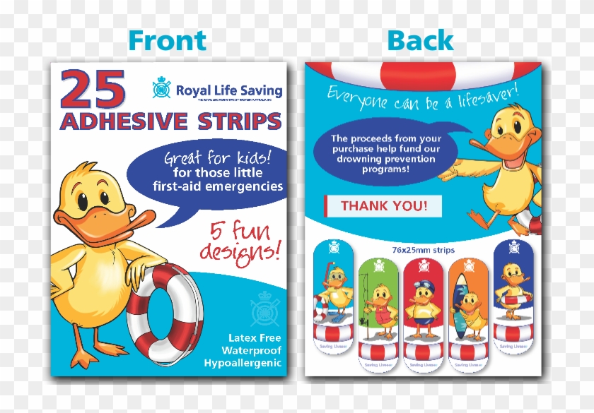 25 Duck Plaster Adhesive Strips Clipart #2020922