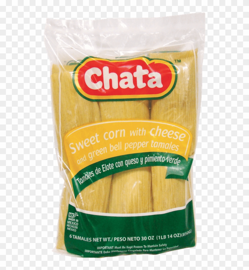 Chata Sweet Corn With Cheese And Green Pepper Tamales - Vermicelli Clipart