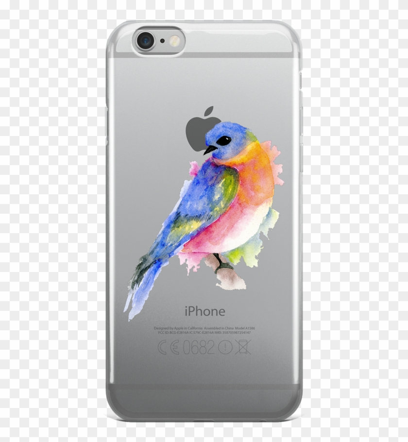 Blue Bird In Full Color Iphone Case - Iphone 6 Case Bts Clipart #2020947