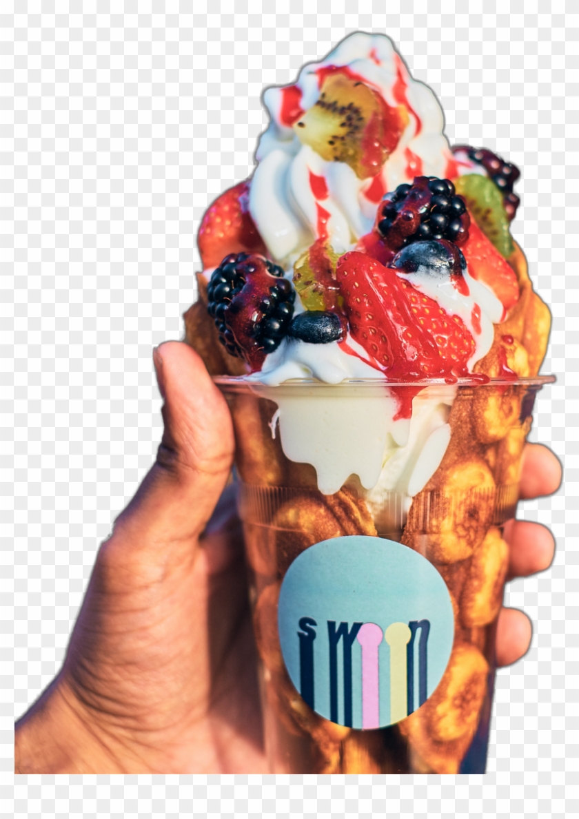 Frozen Yogurt - Cream Clipart