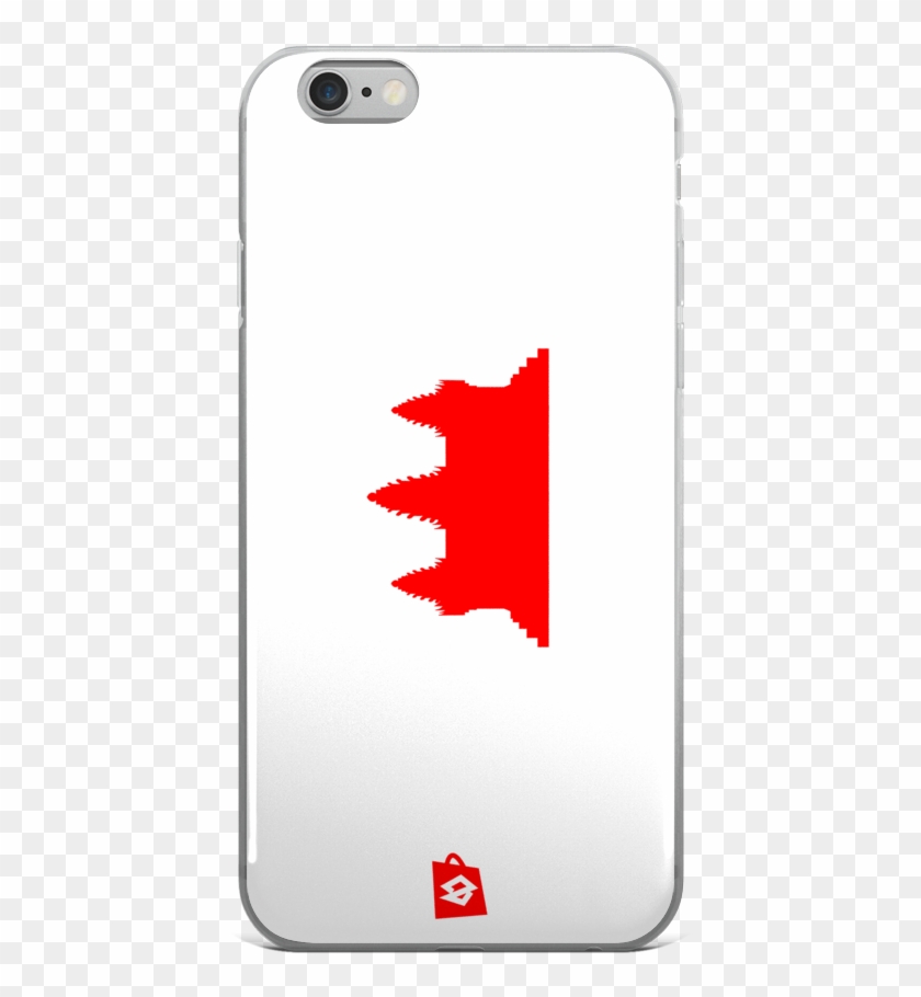 Iphone 6/6s, 6/6s Plus Case Red Angkor Wat White Background - Mobile Phone Case Clipart