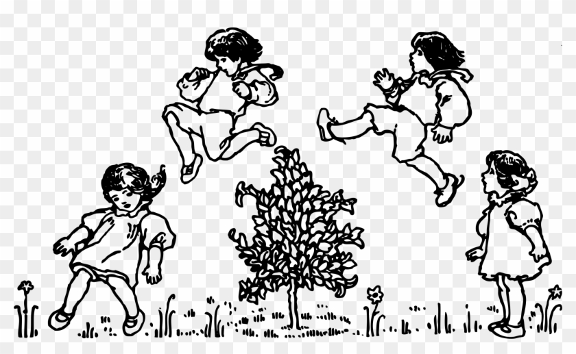 This Free Icons Png Design Of Children Jumping - Clip Art Transparent Png