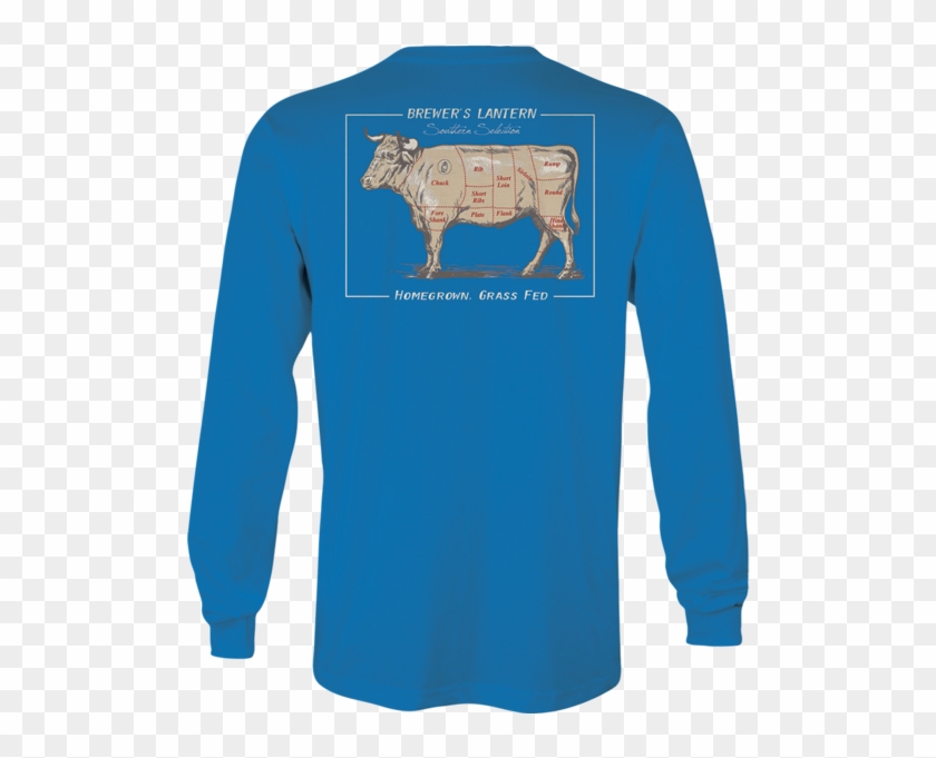 Brewer's Lantern 'brewers Bull' Long Sleeve- - Long-sleeved T-shirt Clipart #2021694