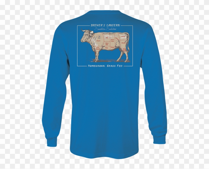 Brewer's Lantern 'brewers Bull' Long Sleeve- - Long-sleeved T-shirt Clipart #2021694