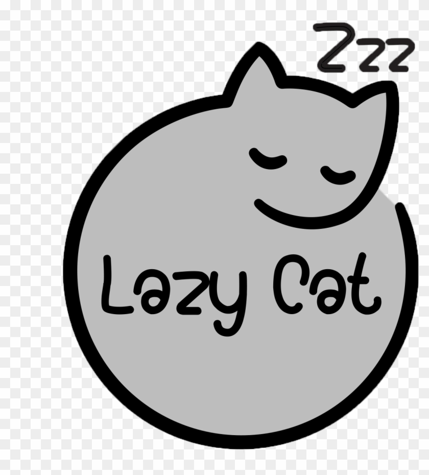 Lazy Cat Topper ฟูกนอนท็อปเปอร์ - Cartoon Clipart #2021842