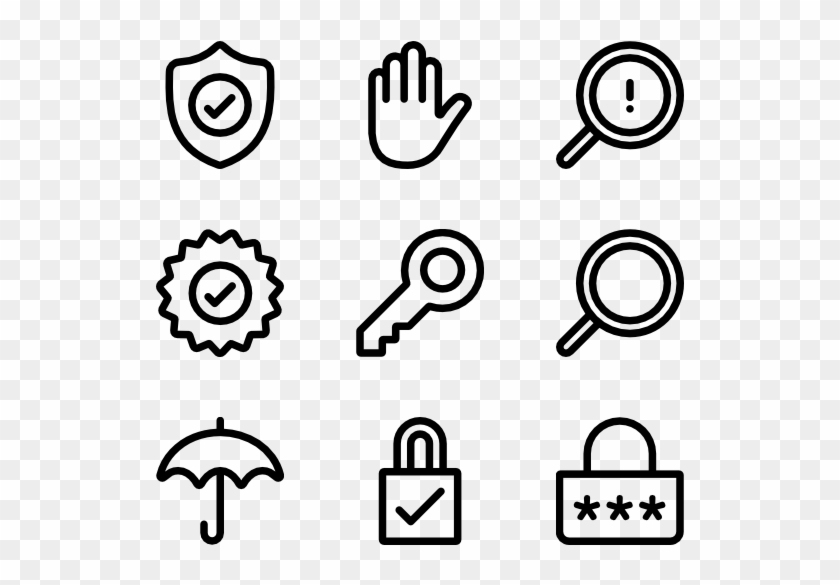 View Individual Icons Of Password - Hand Drawn Icon Png Clipart #2021910