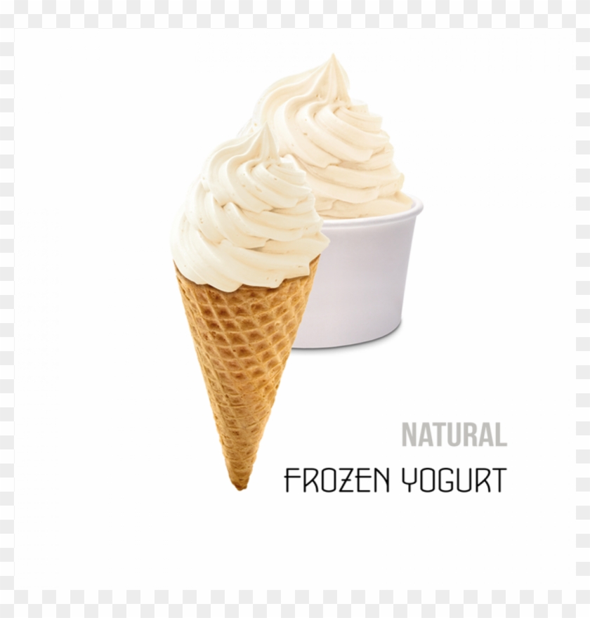 Natural Yogurt - Soft Serve Ice Creams Clipart