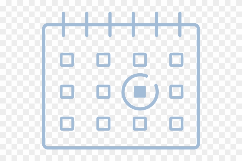 White Schedule Icon Graphic - Parallel Clipart