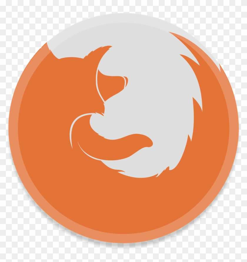 Free Icons Png - Firefox Icon White Png Clipart #2022808