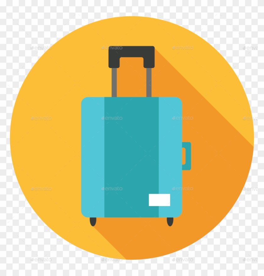 Suitcase Travel Icon Clipart