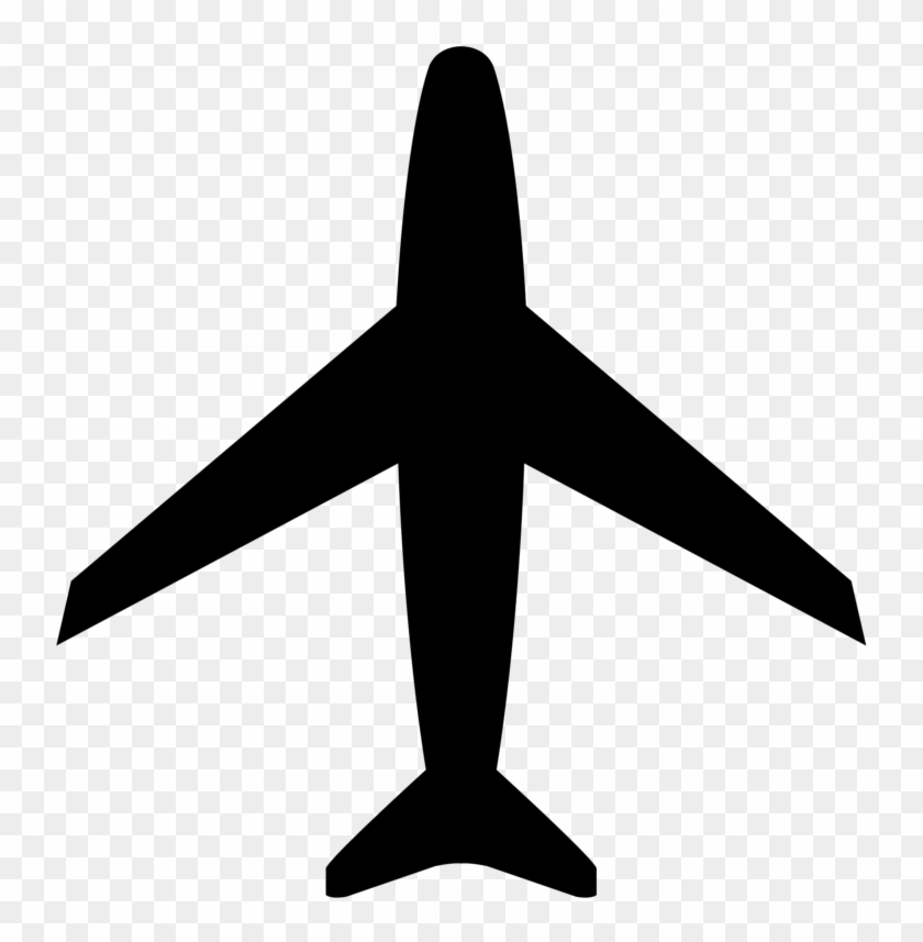 Travel Icon Maibc Comp - Silhouette Transparent Plane Png Clipart