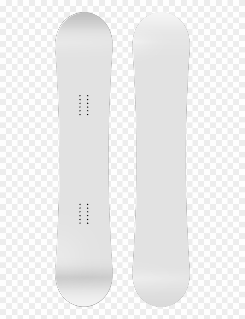Blank Canvas Snowboard - Blank Snowboard Clipart