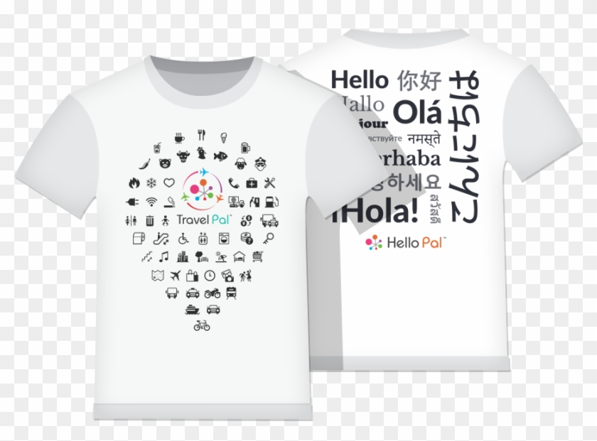 Travel Pal T-shirt - Active Shirt Clipart