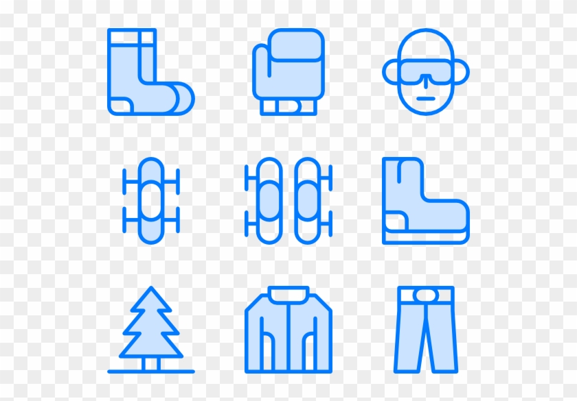 Snowboarding - Icon Clipart