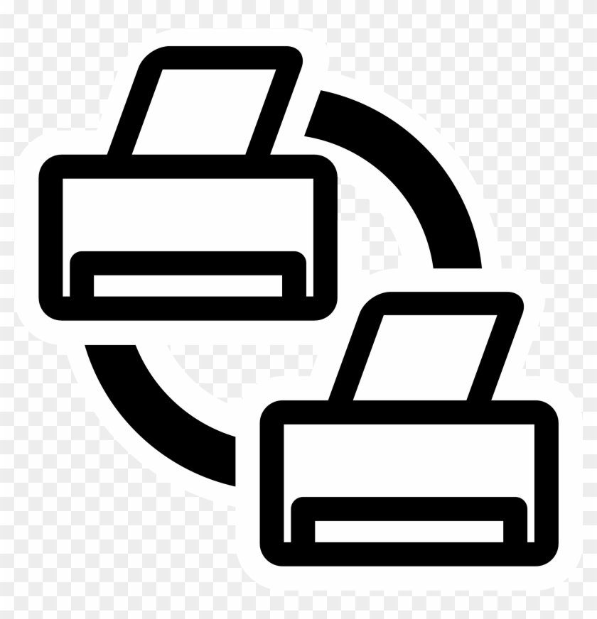 This Free Icons Png Design Of Mono Kdeprint Printer Clipart