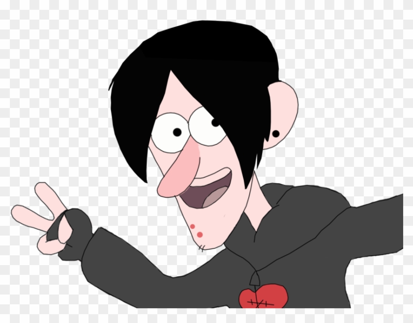 Dipper Pines Facial Expression Cartoon Man Nose Hand - Gravity Falls Robbie Png Clipart #2024109