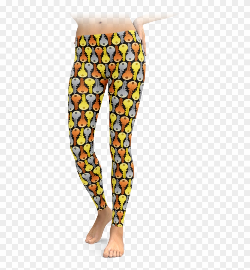 Tessellated House Keys Leggings - Graphics Clipart