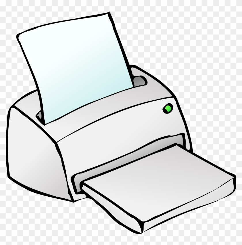 This Free Icons Png Design Of Inkjet Printer - Printing Clipart Transparent Png