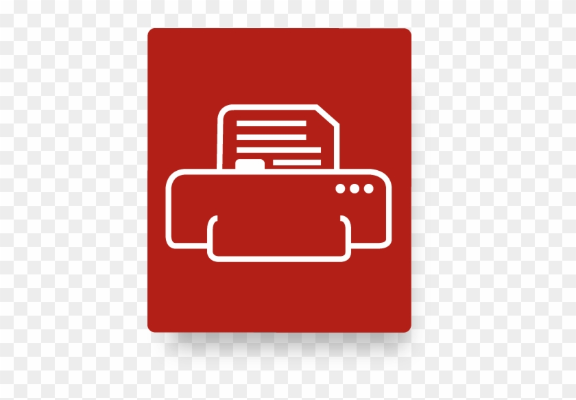 Print & Copy Centers - Printer Icon Clipart #2024790