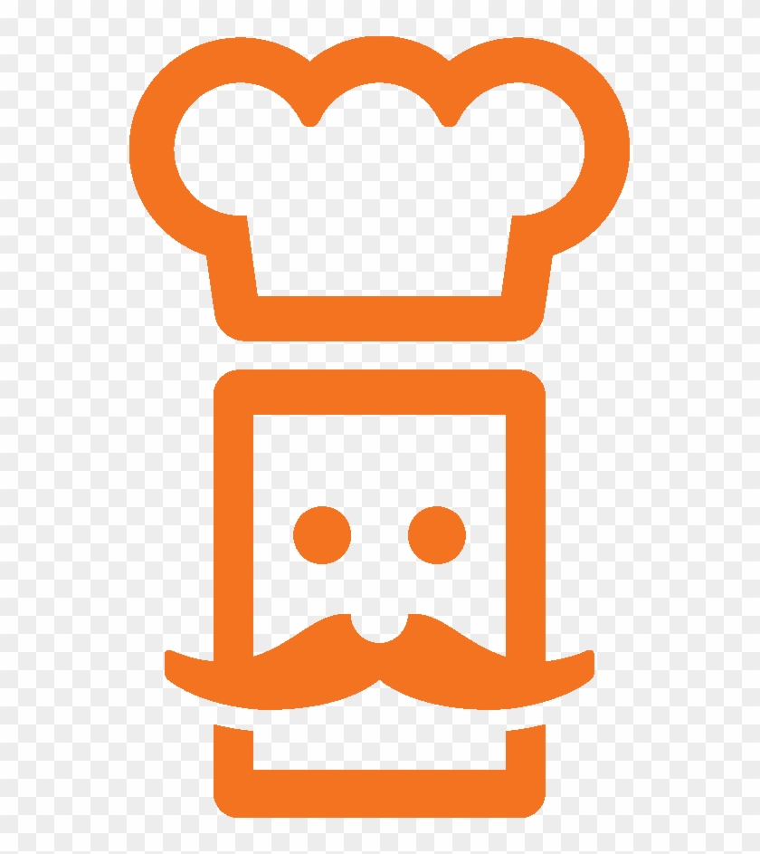 Food Tech Connect Logo No Background - Orange Chef Clipart #2025096