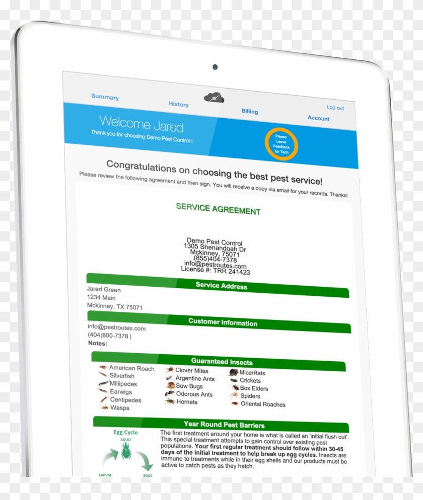 Mobile - Moxie Pest Control Contract Clipart