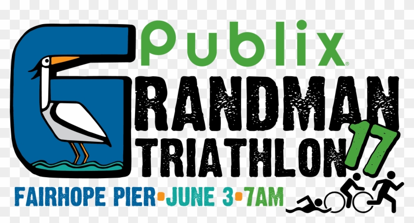 The Publix Grandman Triathlon Clipart #2025741