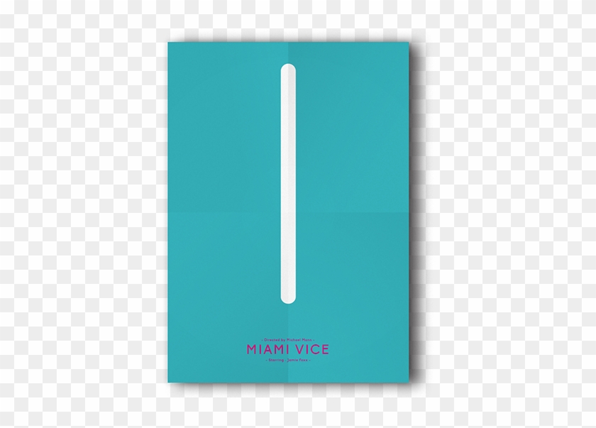 Minimalist Movie Posters On Behance Graphic Miami Vice - Graphic Design Clipart
