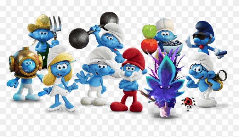 Smurf Png - Small Smurf Big Goals Clipart #2026131