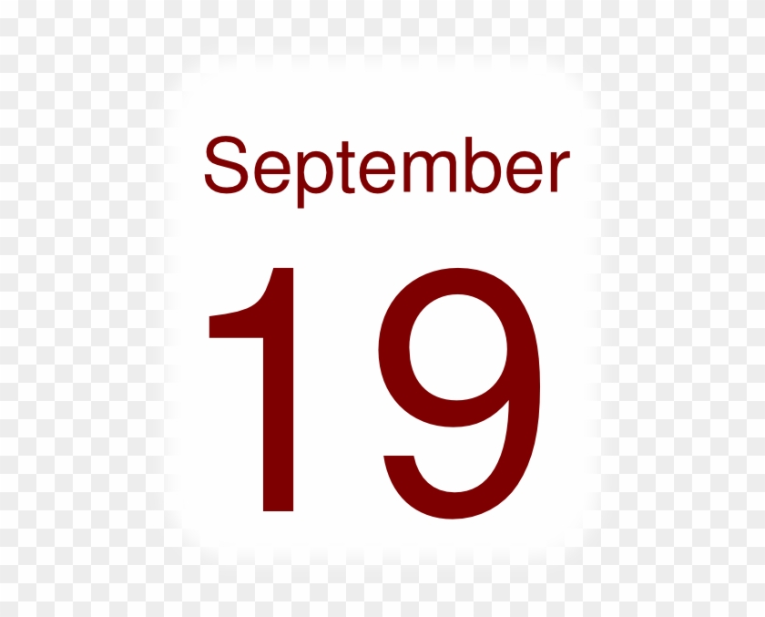 Small - September 19 Transparent Clipart #2026135