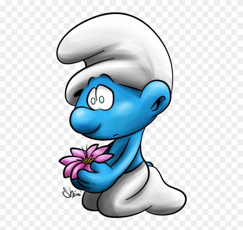Smurf Png - Sad Smurf Png Clipart