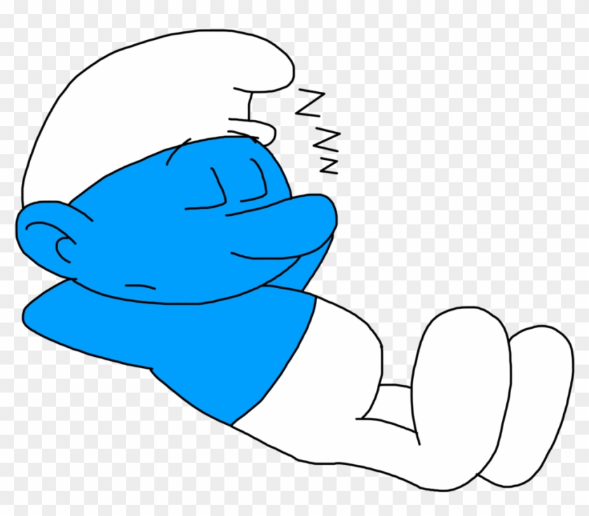 Lazy Smurf - Lazy Smurf Png Clipart #2026522