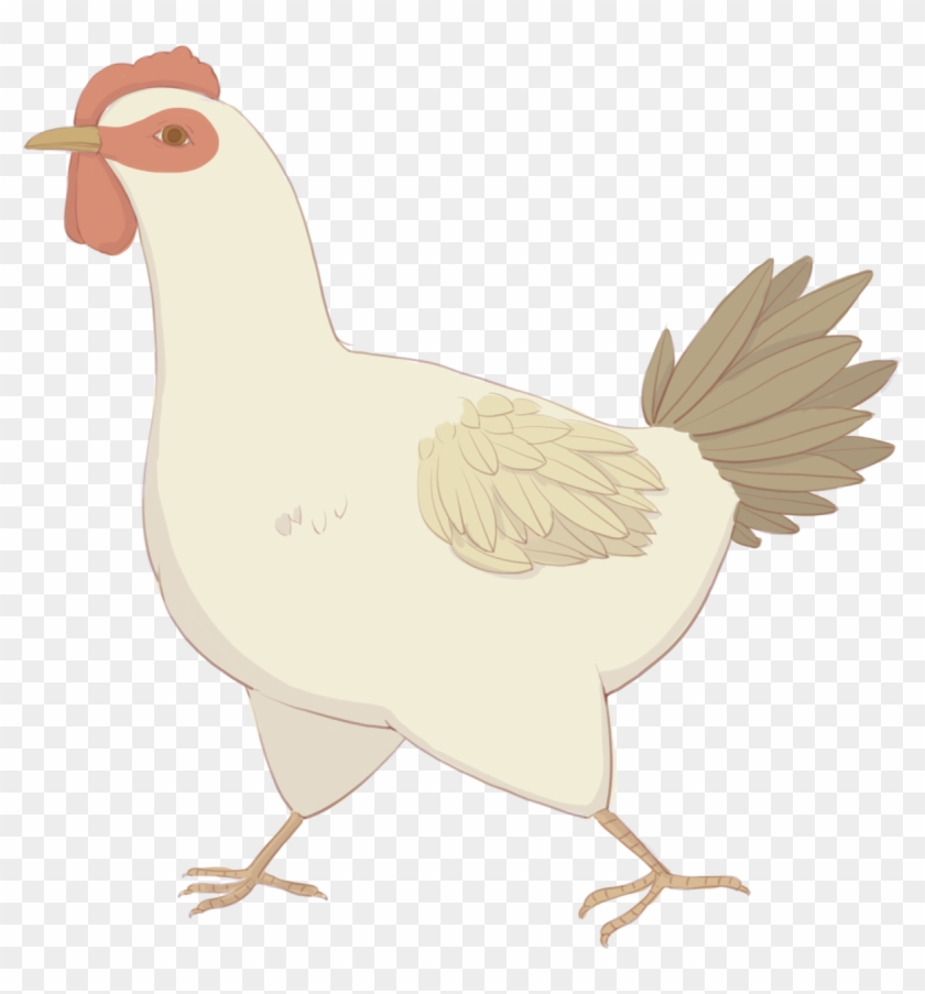 Hand Drawn Animal Creature Hen Png And Psd - Rooster Clipart