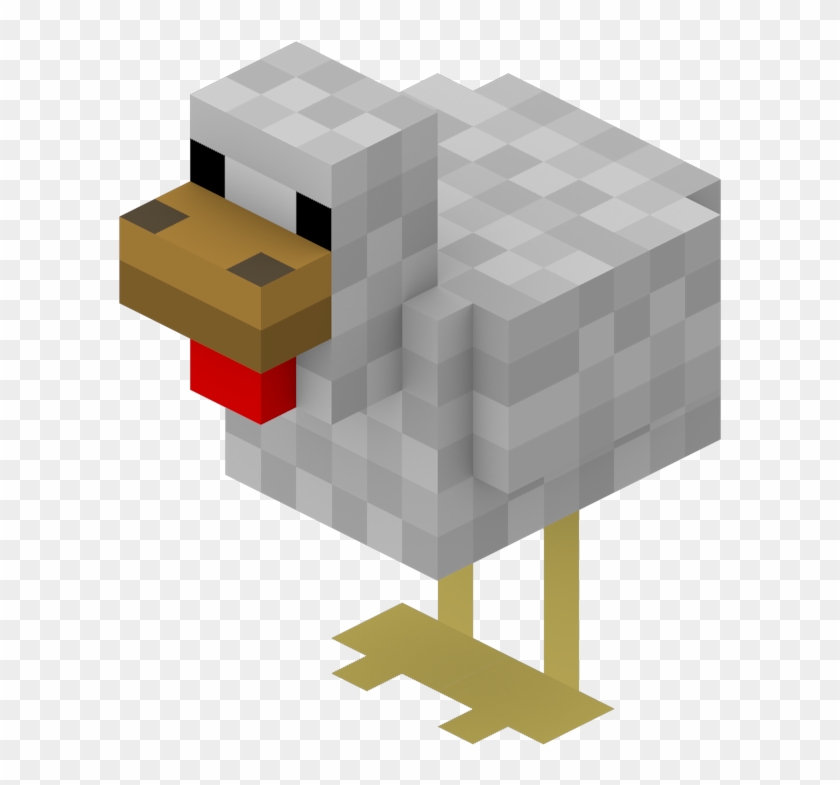 08, 10 October 2011 - Minecraft Chicken Clipart #2026614