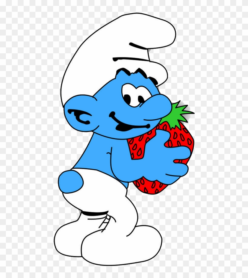 #mq #blue #smurf #smurfs #cartoon - Dibujo De Pitufos Clipart
